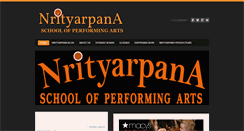 Desktop Screenshot of nrityarpana.org