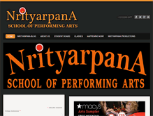Tablet Screenshot of nrityarpana.org